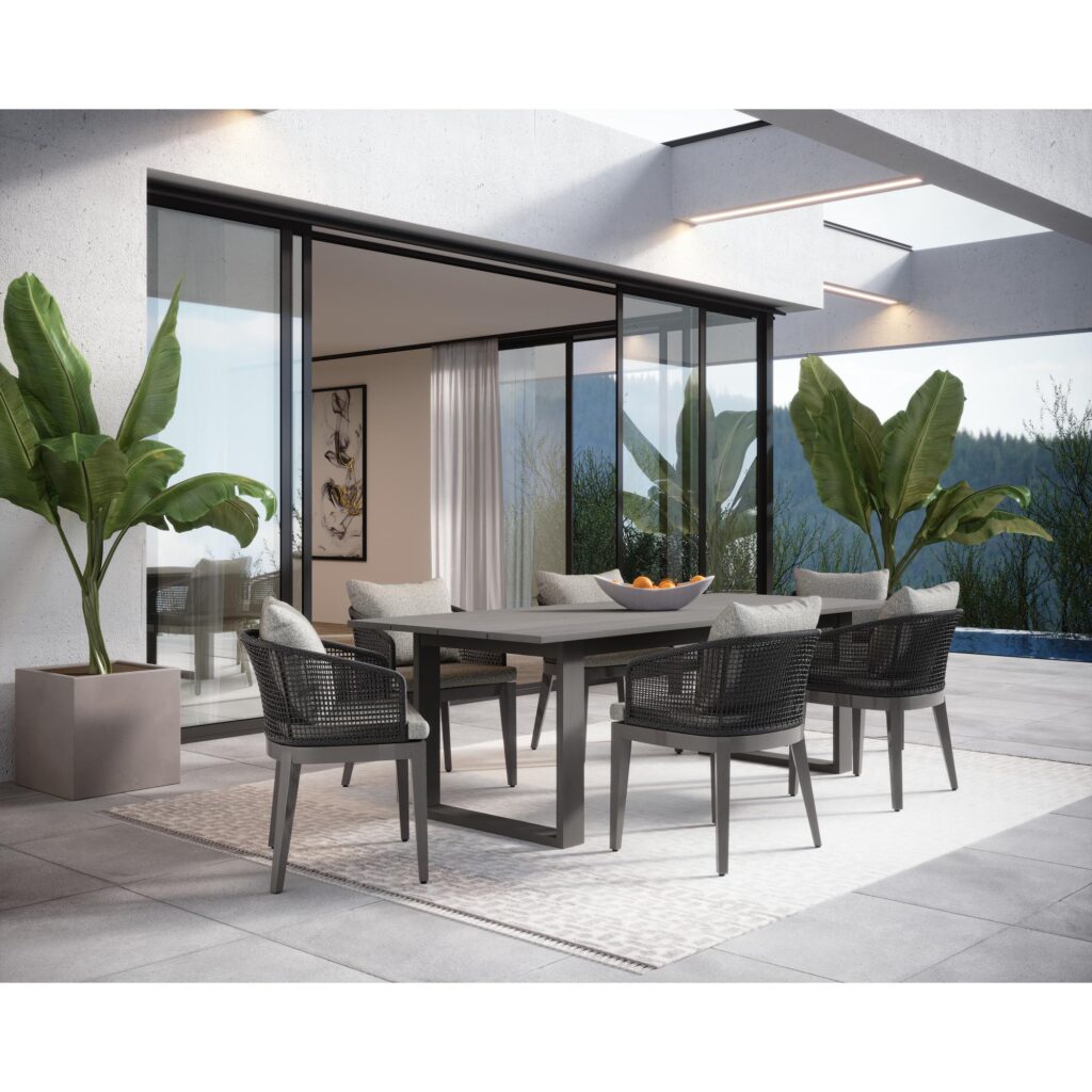 Capri Dining Armchair - Natural - Gracebay Grey - Image 7