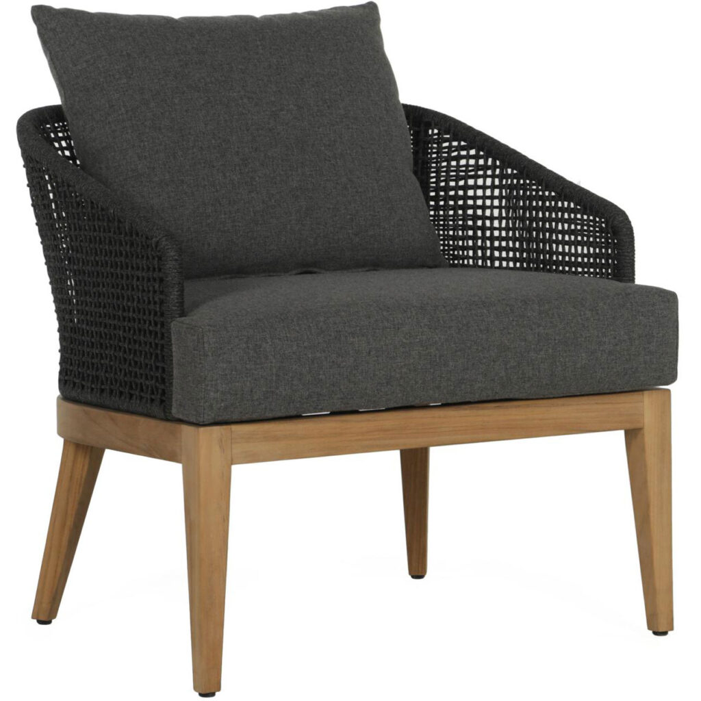 Capri Lounge Chair - Natural - Gracebay Grey