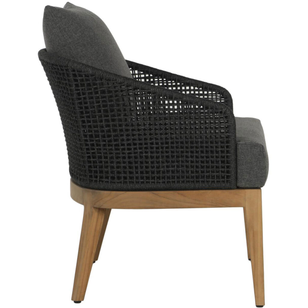 Capri Lounge Chair - Natural - Gracebay Grey - Image 3