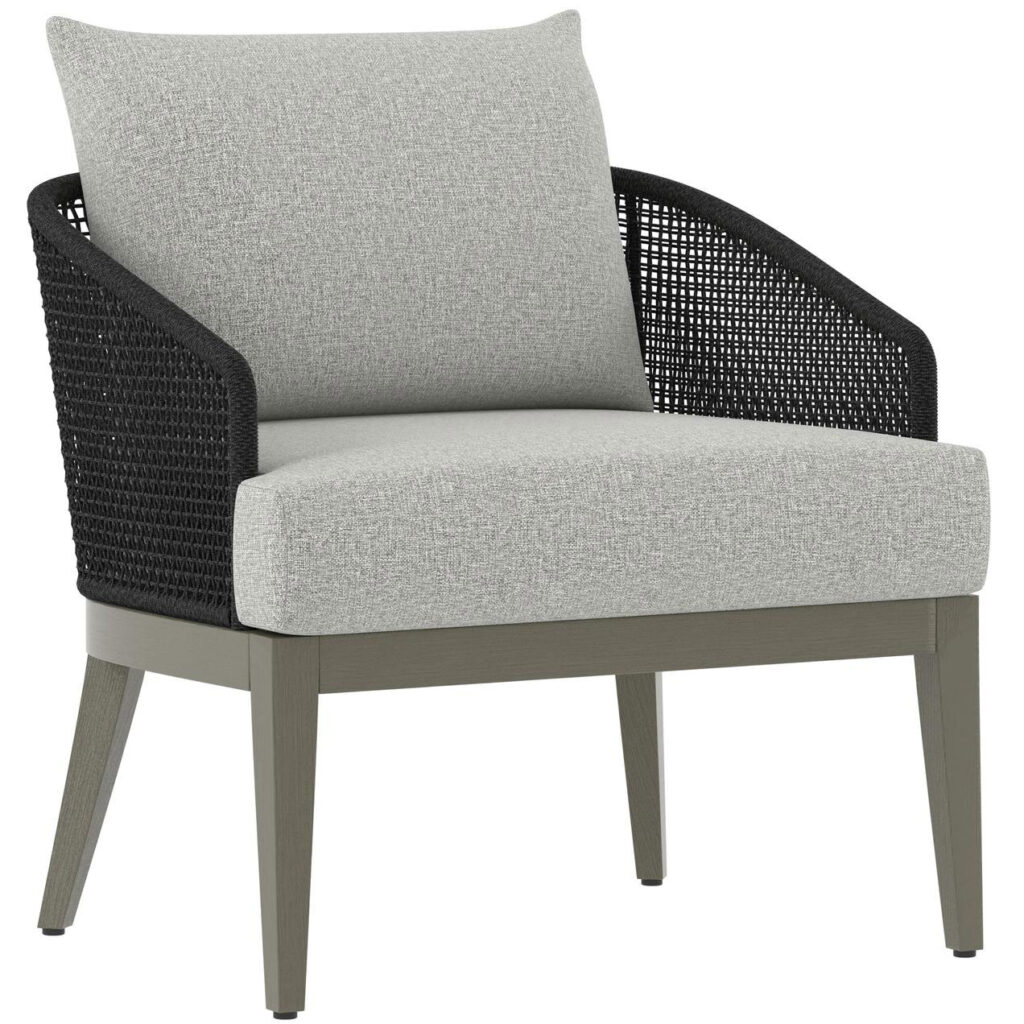 Capri Lounge Chair - Smoke Grey - Copacabana Marble