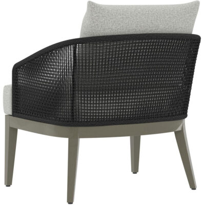 Capri Lounge Chair - Smoke Grey - Copacabana Marble 109482 109482 CAPRI LOUNGE CHAIR SMOKED GREY COPACABANA MARBLE 2