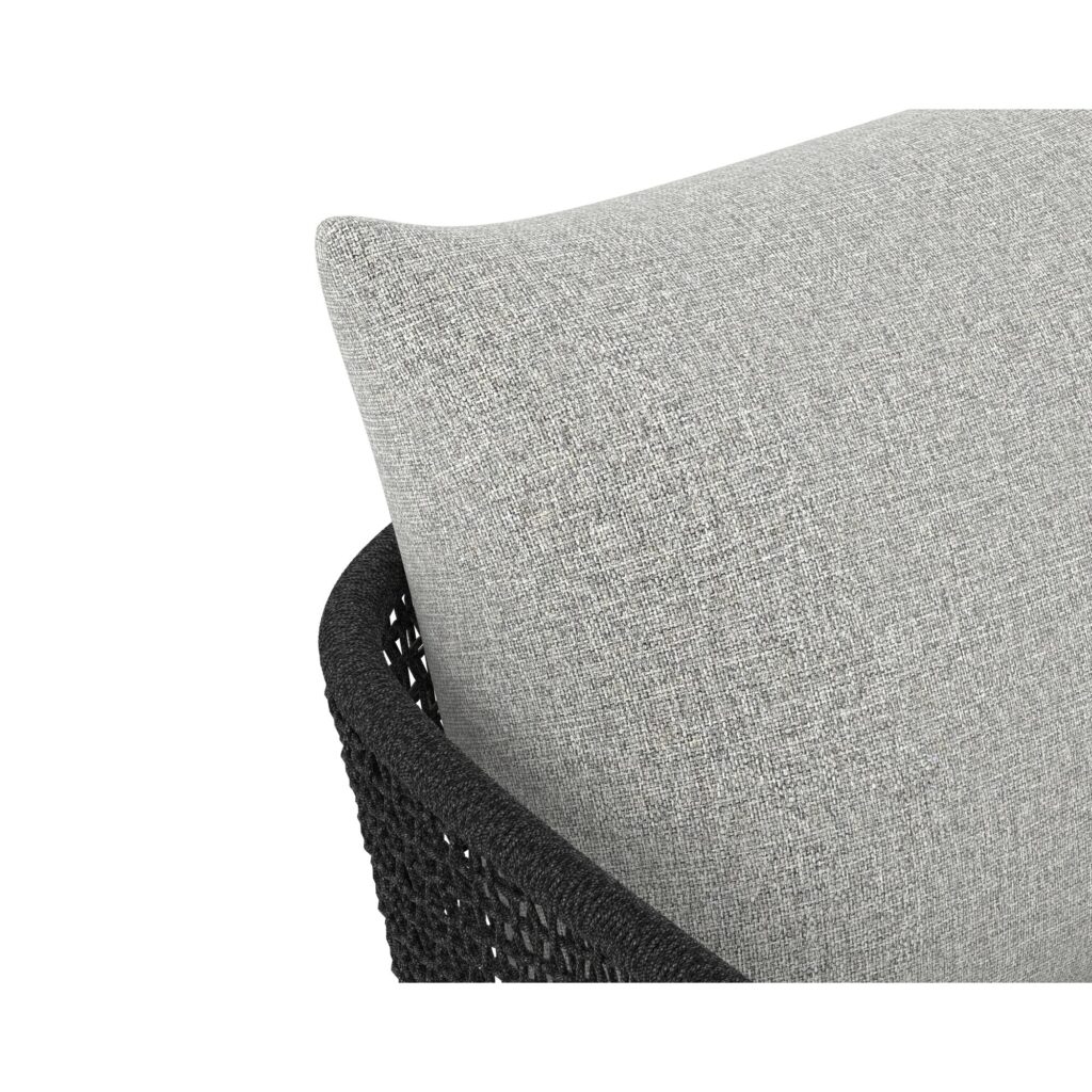 Capri Lounge Chair - Smoke Grey - Copacabana Marble - Image 7