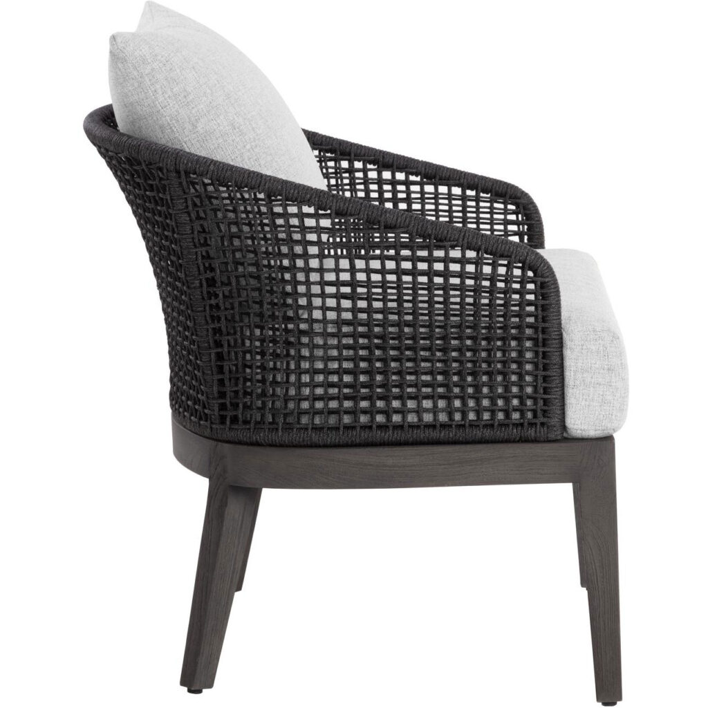 Capri Lounge Chair - Smoke Grey - Copacabana Marble - Image 10