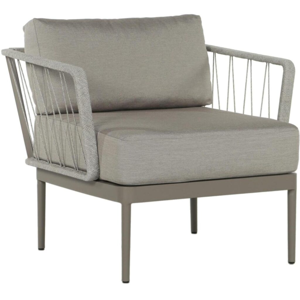 Catania Armchair - Grey - Palazzo Taupe