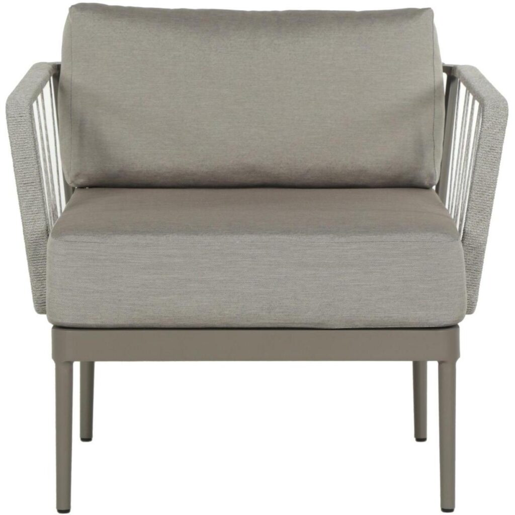 Catania Armchair - Grey - Palazzo Taupe - Image 2