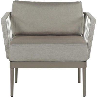 Catania Armchair - Grey - Palazzo Taupe 109484 109484 CATANIA ARMCHAIR GREY PALLAZO TAUPE 1