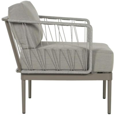 Catania Armchair - Grey - Palazzo Taupe 109484 109484 CATANIA ARMCHAIR GREY PALLAZO TAUPE 2