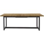 Geneve Extension Dining Table - Natural - 80" To 104" 15 Geneve Extension Dining Table - Natural - 80" To 104" 109494 109494 GENEVE EXTENSION DINING TABLE NATURAL 80 to 104 3