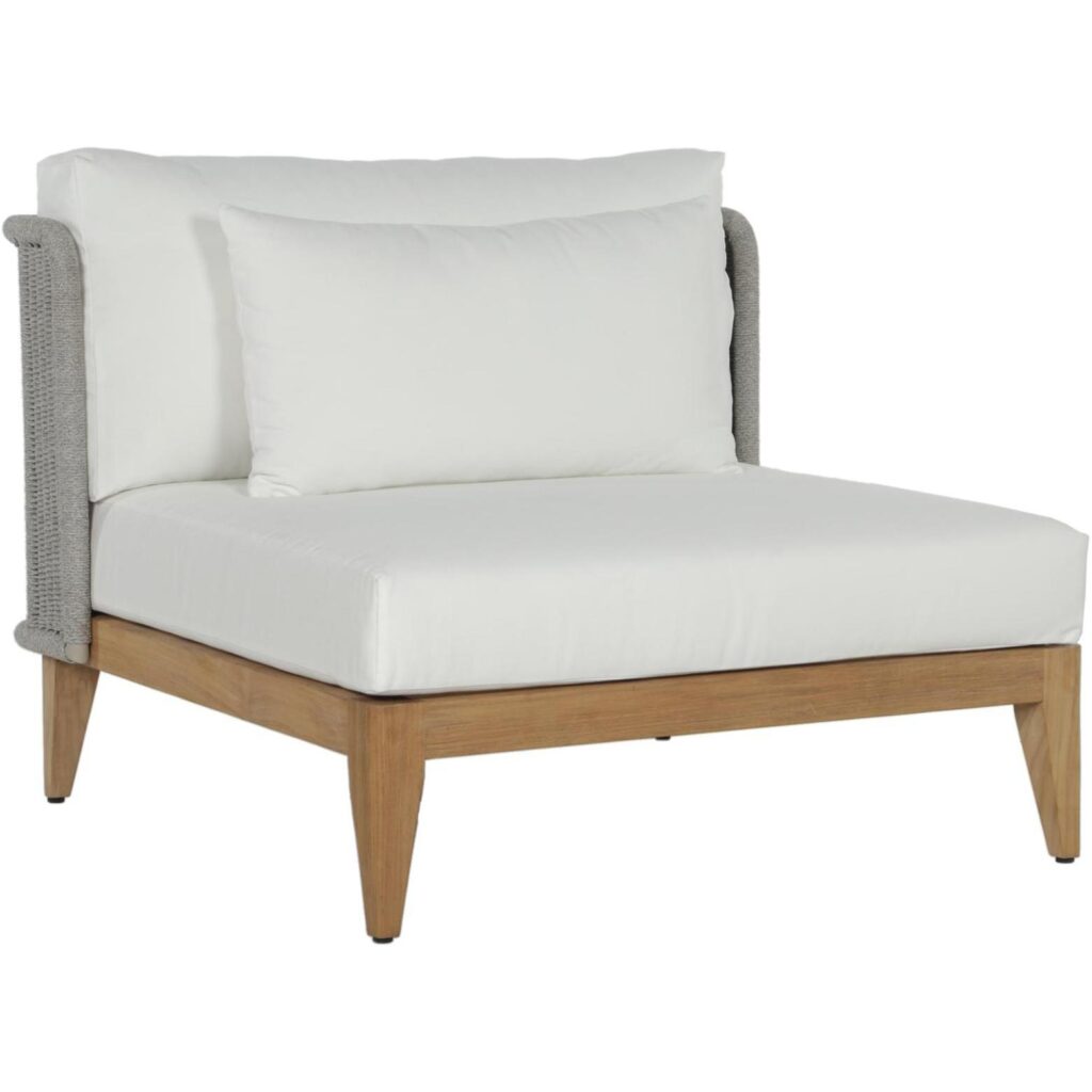 Ibiza Armless Chair - Natural - Stinson White