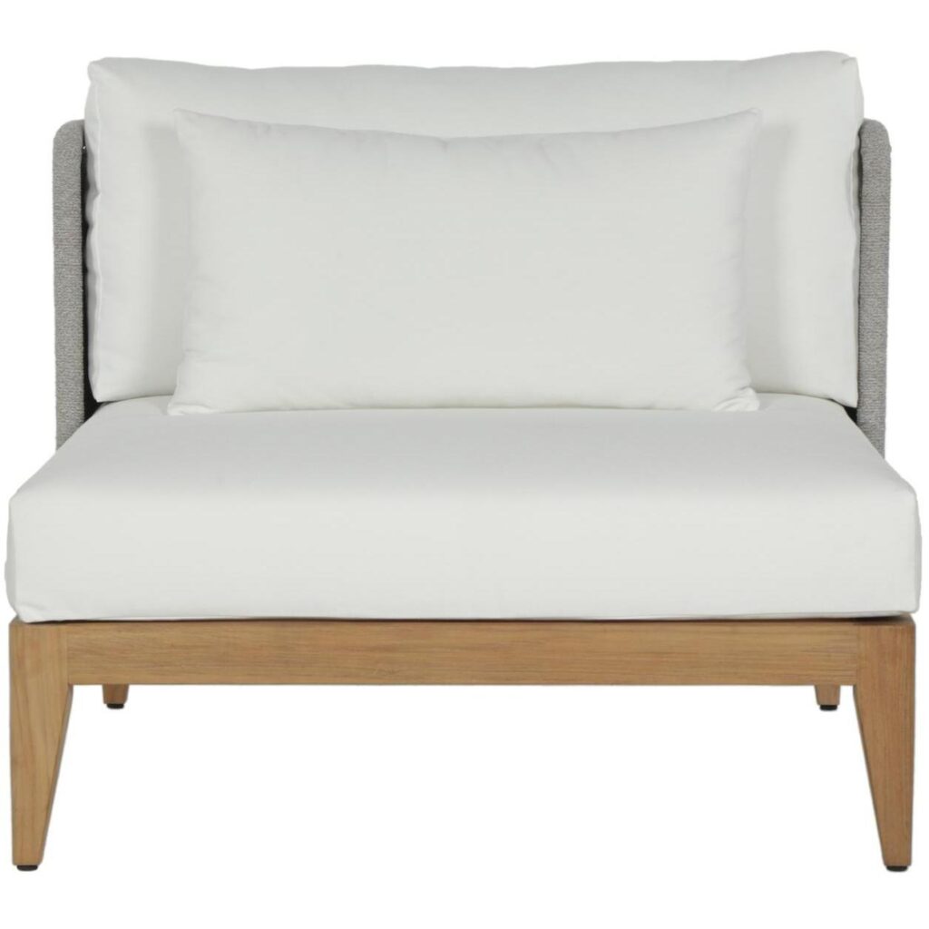 Ibiza Armless Chair - Natural - Stinson White - Image 2