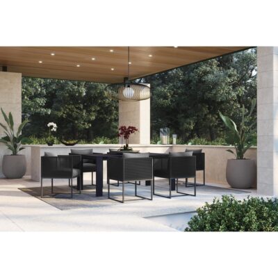 Lucerne Dining Table - Sterling Black - 70" 109502 109502 LUCRENE DINING TABLE BLACK STERLING BLACK 70 10