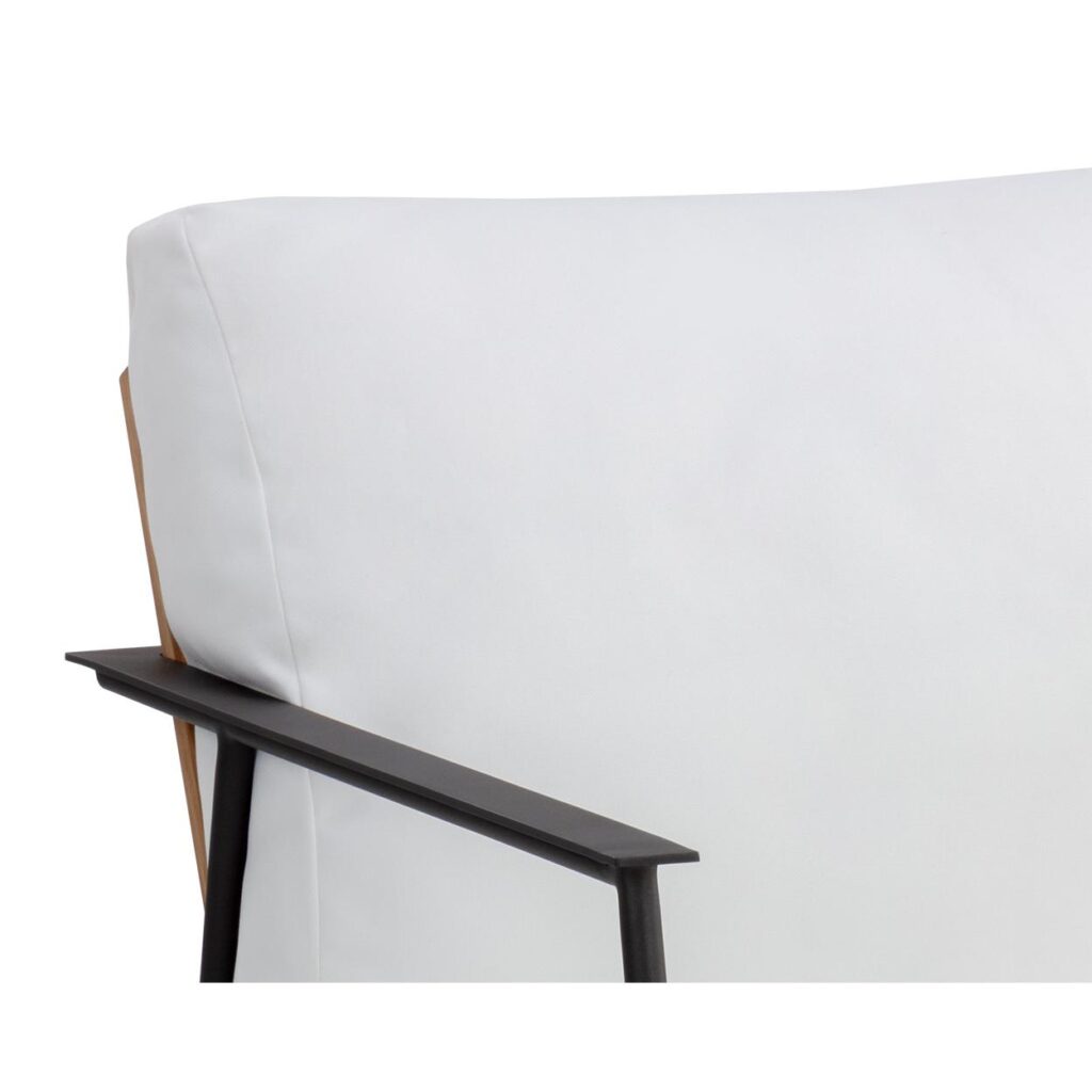 Milan Armchair - Stinson White - Image 6