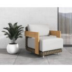 Potenza Armchair - Palazzo Cream 14 Potenza Armchair - Palazzo Cream 109507 109507 POTENZA ARMCHAIR PALLAZO CREAM 5