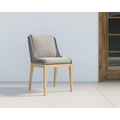 Sorrento Dining Chair - Natural - Palazzo Taupe 109517 109517 SORRENTO DINING CHAIR NATURAL PALLAZO TAUPE 5