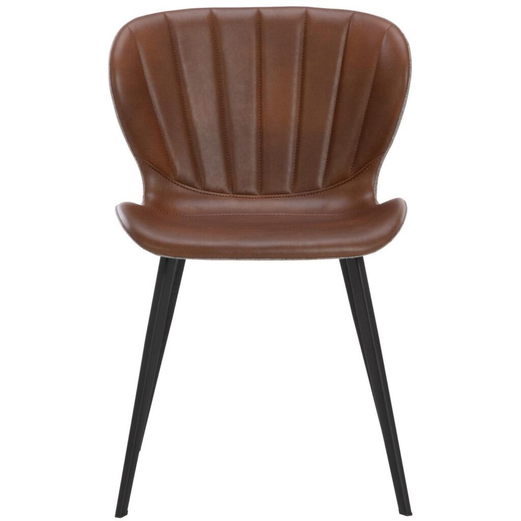 Arabella Dining Chair - Bravo Cognac / November Grey - Image 2