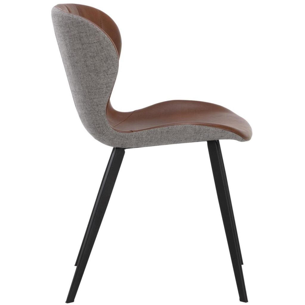 Arabella Dining Chair - Bravo Cognac / November Grey - Image 3