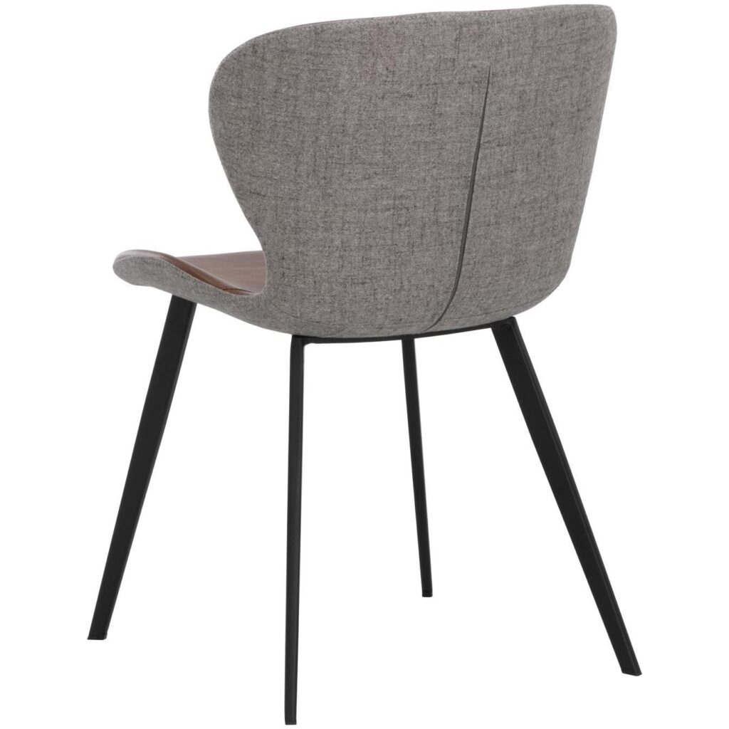 Arabella Dining Chair - Bravo Cognac / November Grey - Image 4