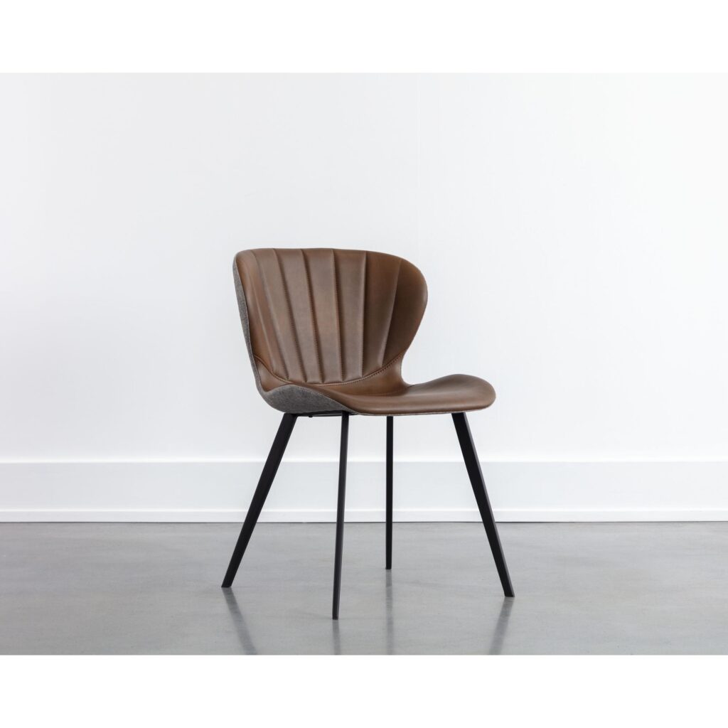 Arabella Dining Chair - Bravo Cognac / November Grey - Image 5