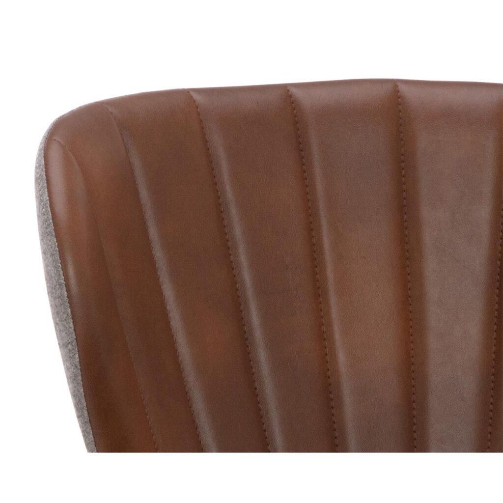 Arabella Dining Chair - Bravo Cognac / November Grey - Image 7