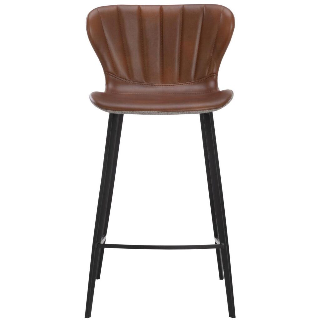 Arabella Counter Stool - Bravo Cognac / November Grey - Image 2