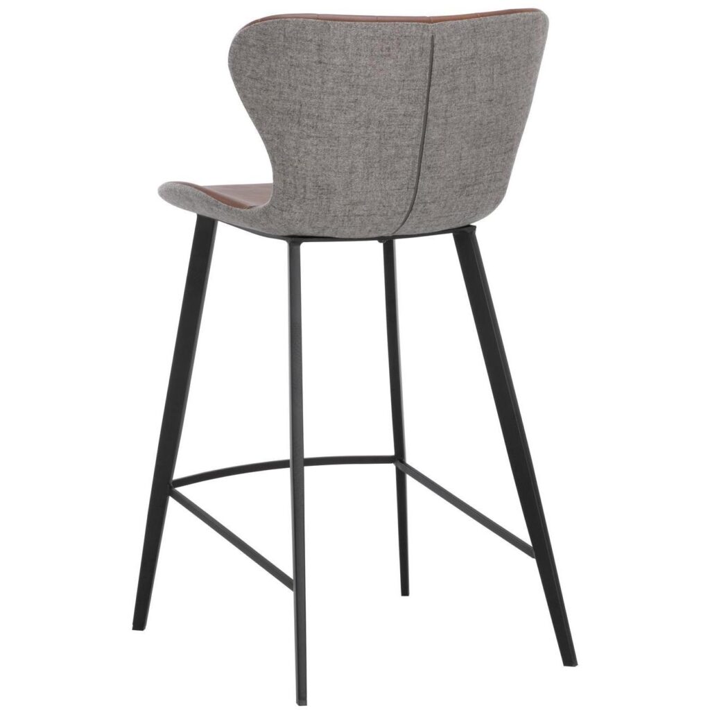 Arabella Counter Stool - Bravo Cognac / November Grey - Image 4