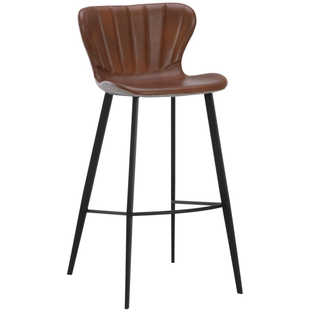 Arabella Barstool - Bravo Cognac / November Grey