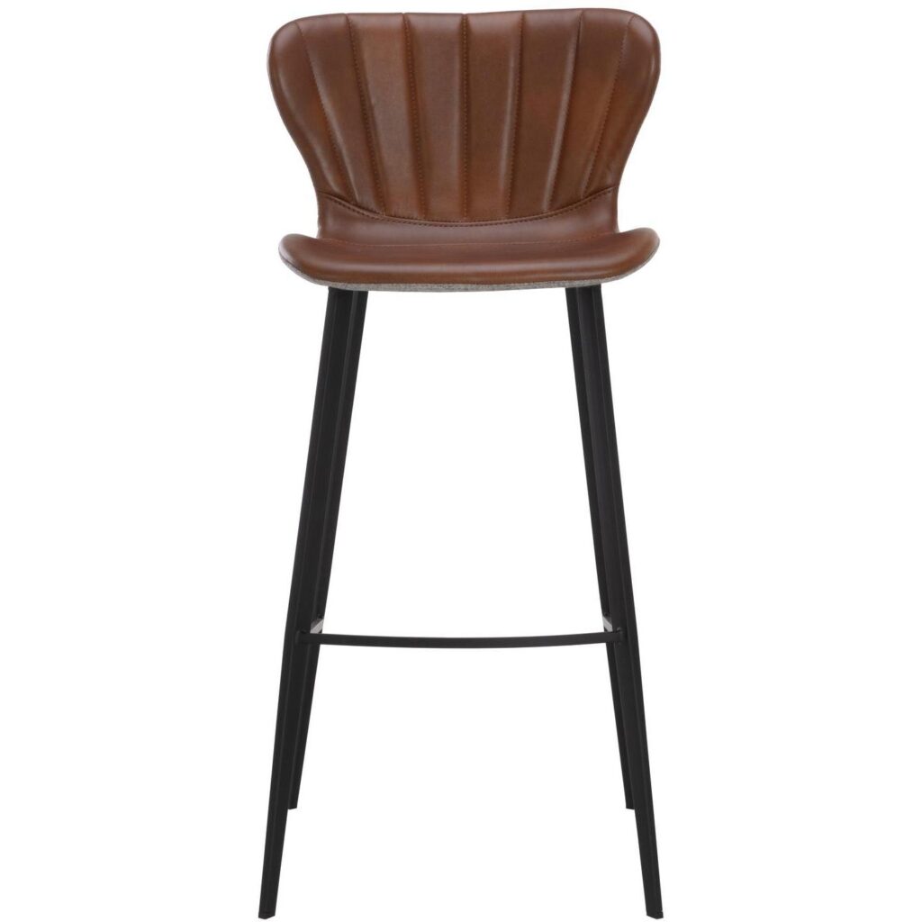 Arabella Barstool - Bravo Cognac / November Grey - Image 2