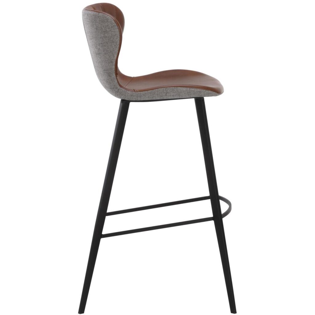 Arabella Barstool - Bravo Cognac / November Grey - Image 3