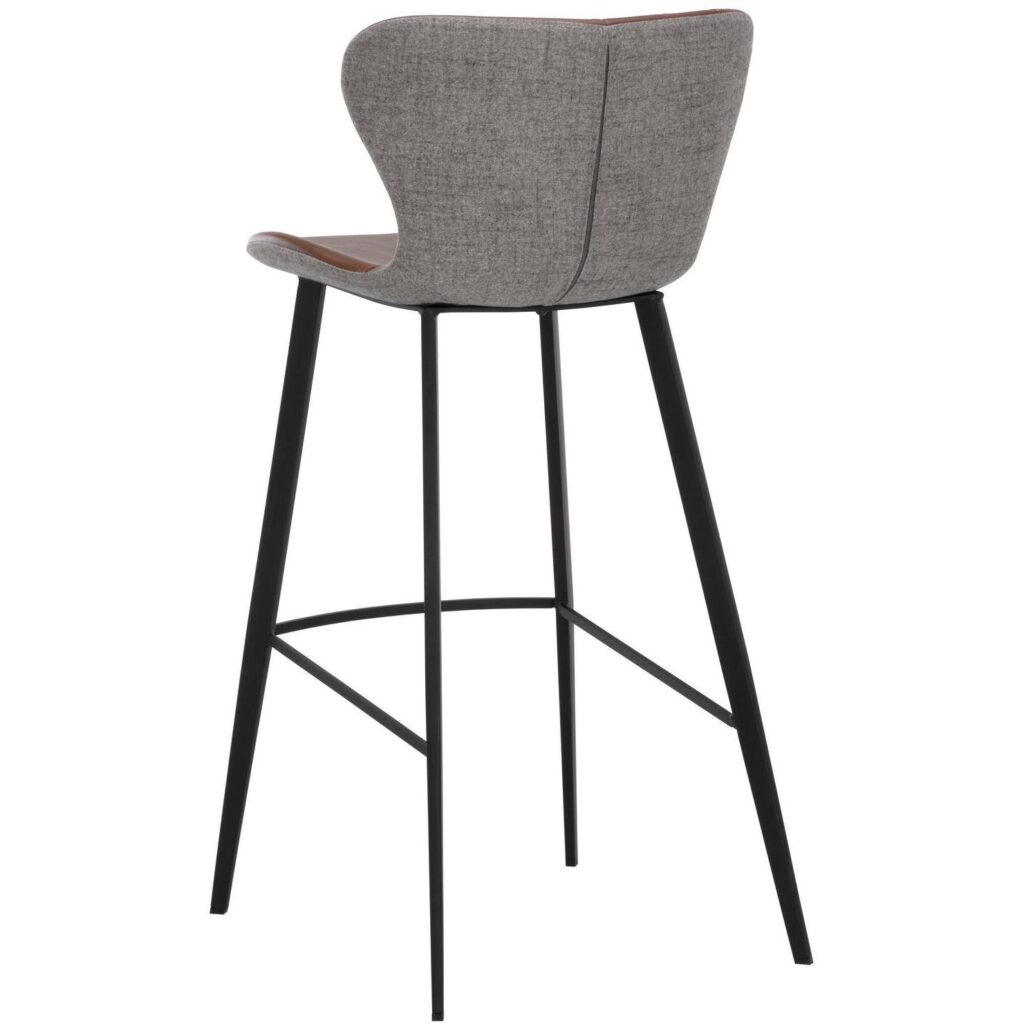 Arabella Barstool - Bravo Cognac / November Grey - Image 4