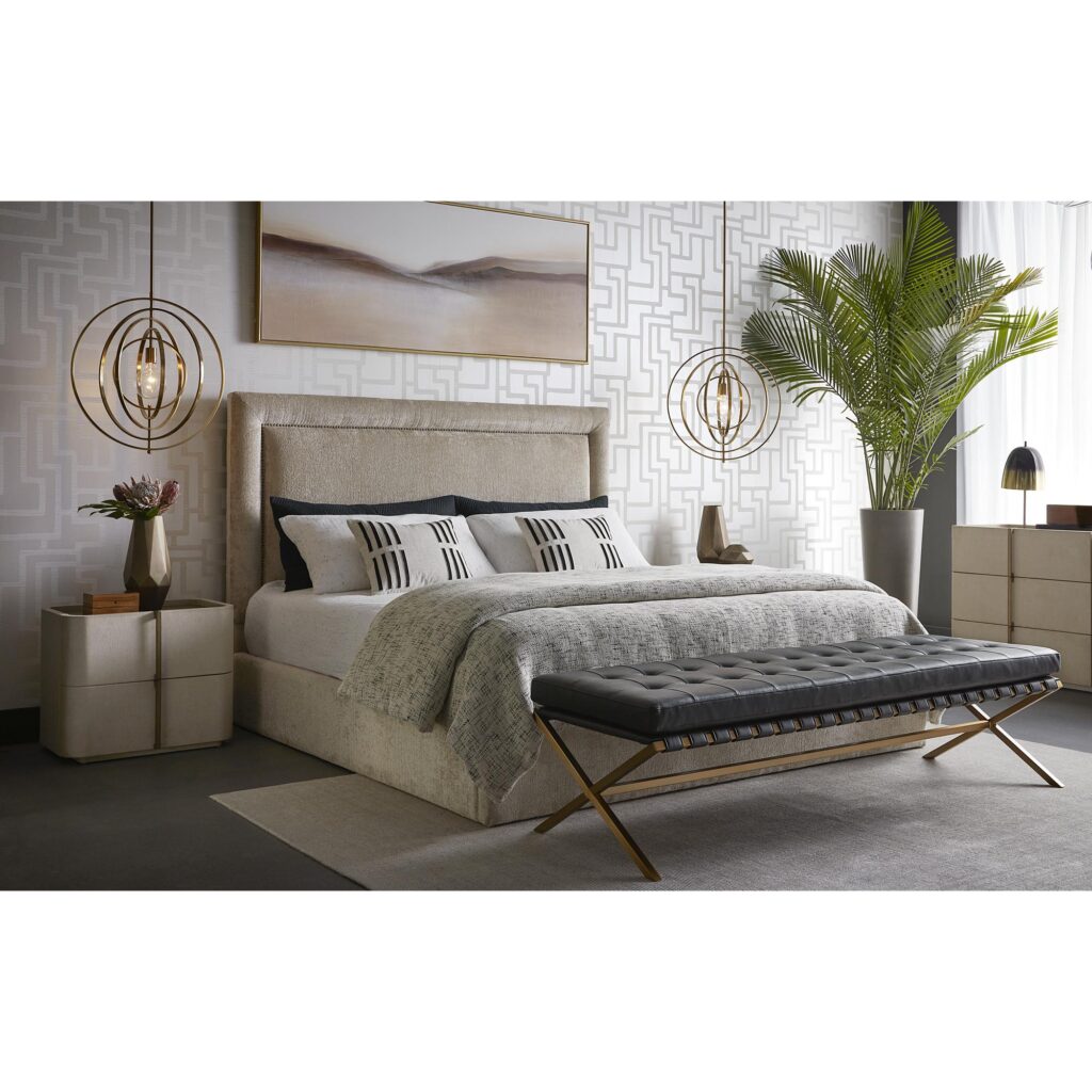 Nylah Bed - King - Bergen Taupe - Image 4