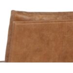 Zancor Lounge Chair - Gunmetal - Tan Leather 14 Zancor Lounge Chair - Gunmetal - Tan Leather 109559 109559 ZANCOR LOUNGE CHAIR TAN LEATHER 8