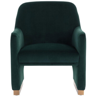 Jaime Lounge Chair - Meg Dark Emerald 109568 109568 JAIME LOUNGE CHAIR MEG DARK EMERALD 1