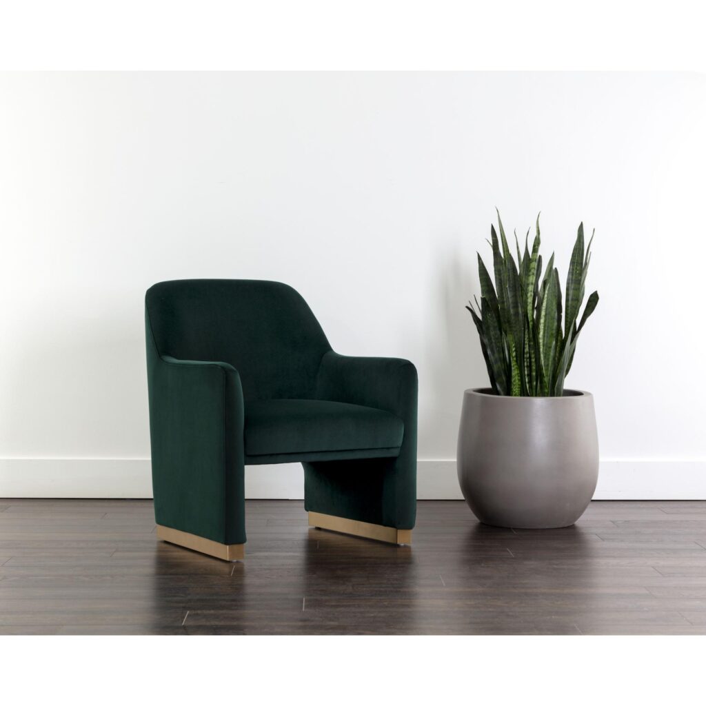 Jaime Lounge Chair - Meg Dark Emerald - Image 5