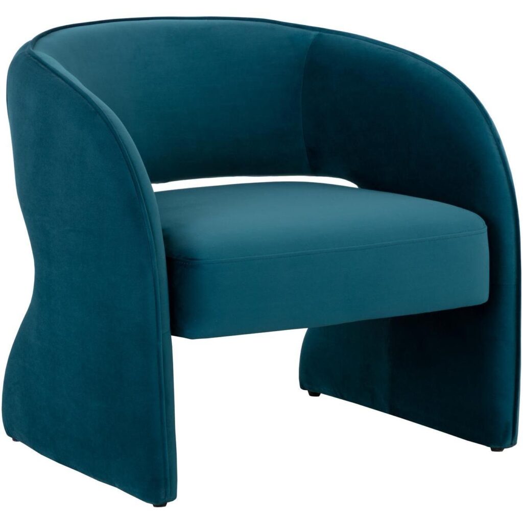 Rosalia Lounge Chair - Timeless Teal