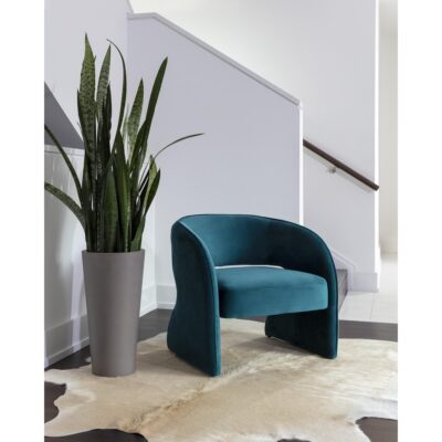 Rosalia Lounge Chair - Timeless Teal 109582 109582 ROSALIA LOUNGE CHAIR TIMELESS TEAL 10