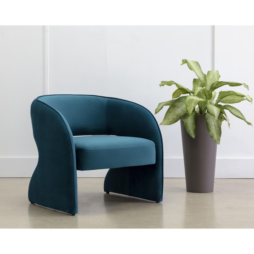 Rosalia Lounge Chair - Timeless Teal - Image 5