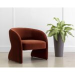 Rosalia Lounge Chair - Meg Rust 12 Rosalia Lounge Chair - Meg Rust 109583 109583 ROSALIA LOUNGE CHAIR MEG RUST 5
