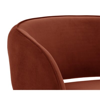 Rosalia Lounge Chair - Meg Rust 109583 109583 ROSALIA LOUNGE CHAIR MEG RUST 7