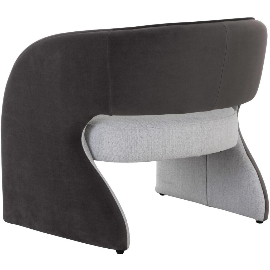 Rosalia Lounge Chair - Mina Light Grey / Meg Ash - Image 4