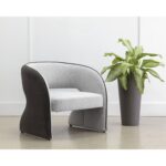 Rosalia Lounge Chair - Mina Light Grey / Meg Ash 13 Rosalia Lounge Chair - Mina Light Grey / Meg Ash 109584 109584 ROSALIA LOUNGE CHAIR MINA LIGHT GREY MEG ASH 5