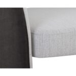 Rosalia Lounge Chair - Mina Light Grey / Meg Ash 14 Rosalia Lounge Chair - Mina Light Grey / Meg Ash 109584 109584 ROSALIA LOUNGE CHAIR MINA LIGHT GREY MEG ASH 6