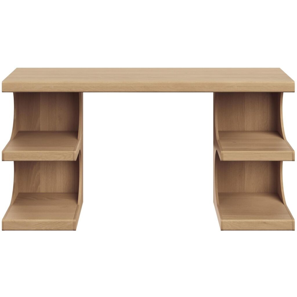 Catrine Desk - Rustic Oak - Image 2