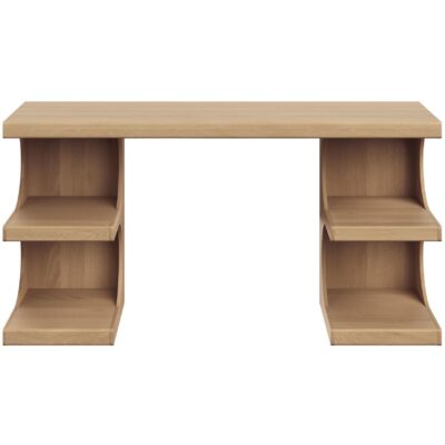 Catrine Desk - Rustic Oak 109608 109608 CATRINE DESK RUSTIC OAK 1