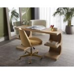 Catrine Desk - Rustic Oak 17 Catrine Desk - Rustic Oak 109608 109608 CATRINE DESK RUSTIC OAK 12