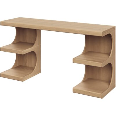 Catrine Desk - Rustic Oak 109608 109608 CATRINE DESK RUSTIC OAK 3