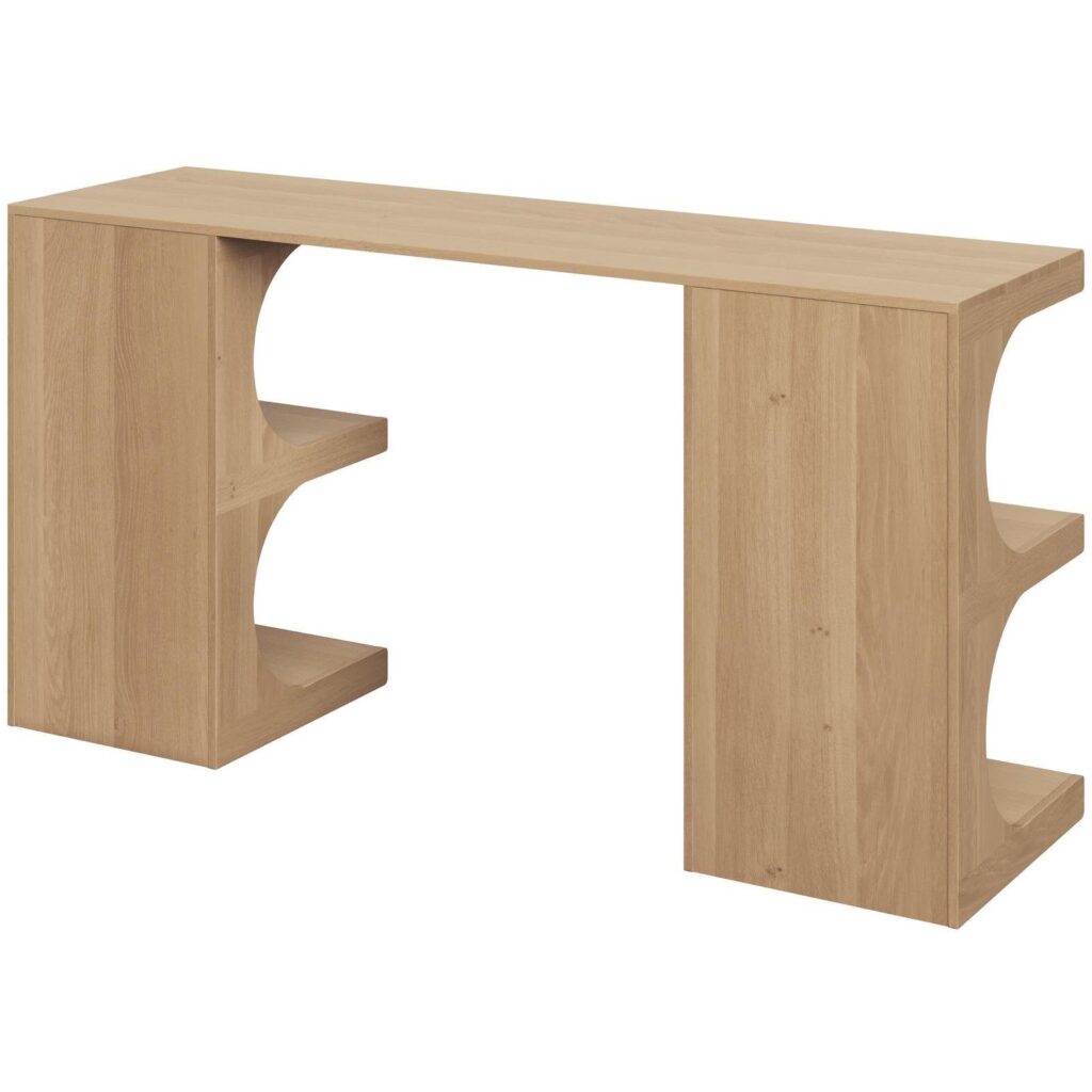 Catrine Desk - Rustic Oak - Image 5