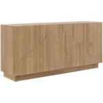 Cove Sideboard - Rustic Oak 8 Cove Sideboard - Rustic Oak 109610 109610 COVE SIDEBOARD 1