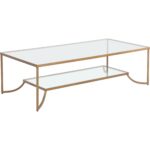 Kessler Coffee Table 7 Kessler Coffee Table 109638 109638 KESSLER COFFEE TABLE ANTIQUE BRASS 1
