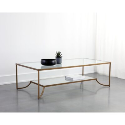 Kessler Coffee Table 109638 109638 KESSLER COFFEE TABLE ANTIQUE BRASS 5