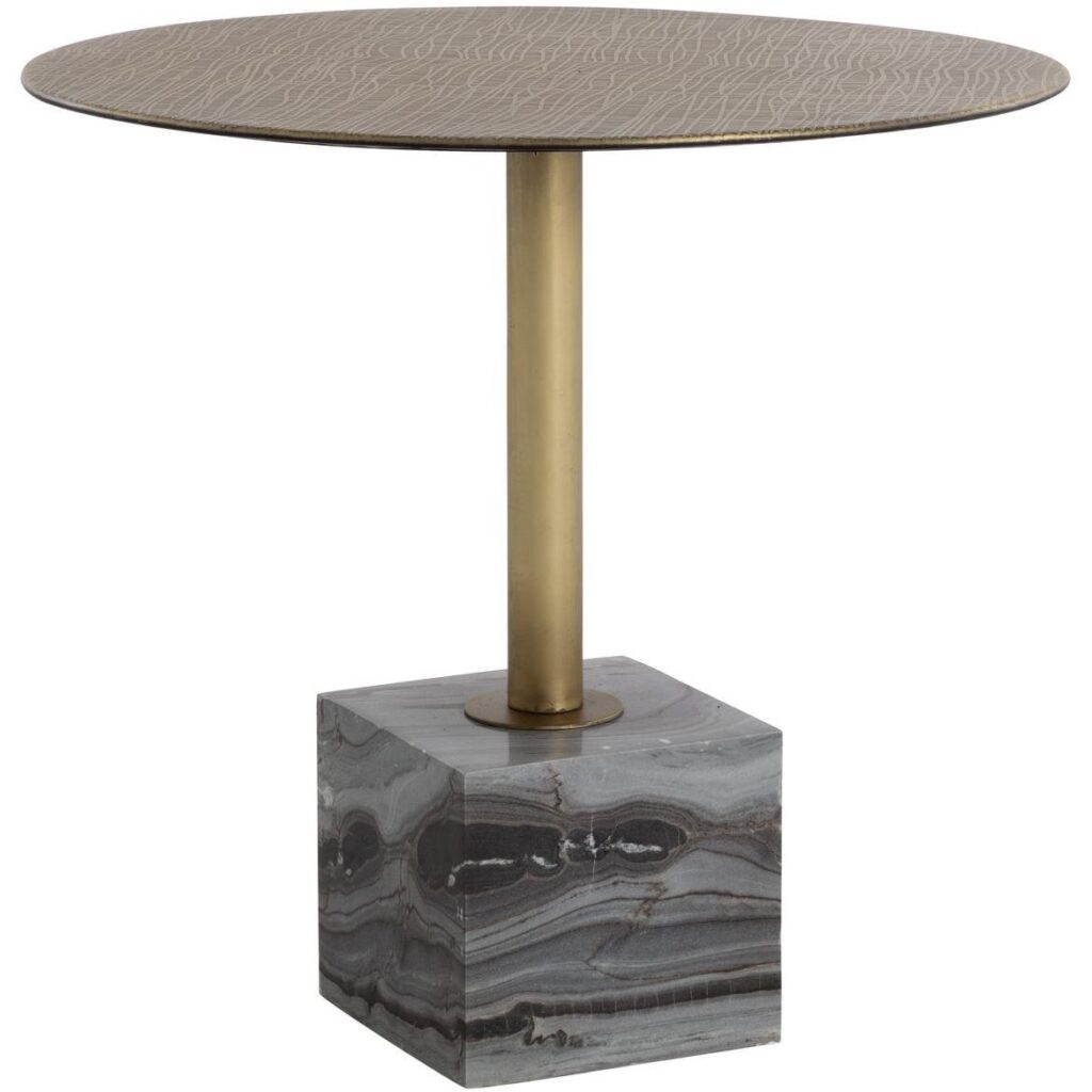 Kata Bistro Table - Grey Marble - 32" - Image 2